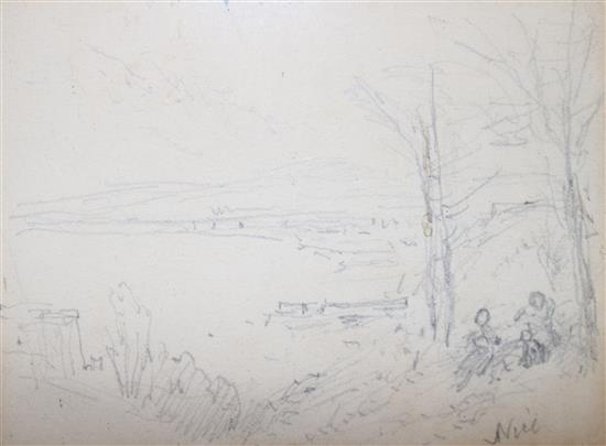Charles Rowbotham pencil drawings Nices/Slerno